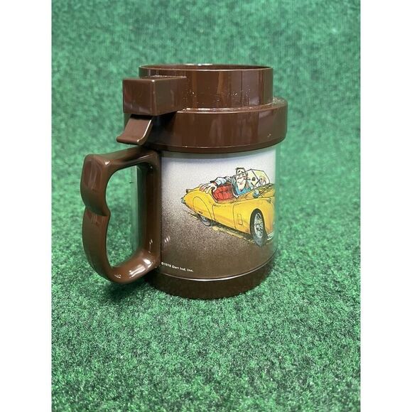 Vintage 1978 Dart Thermo-Serv JAG Jaguar Champagne of Cars Lidded Cup - Picture 5 of 7